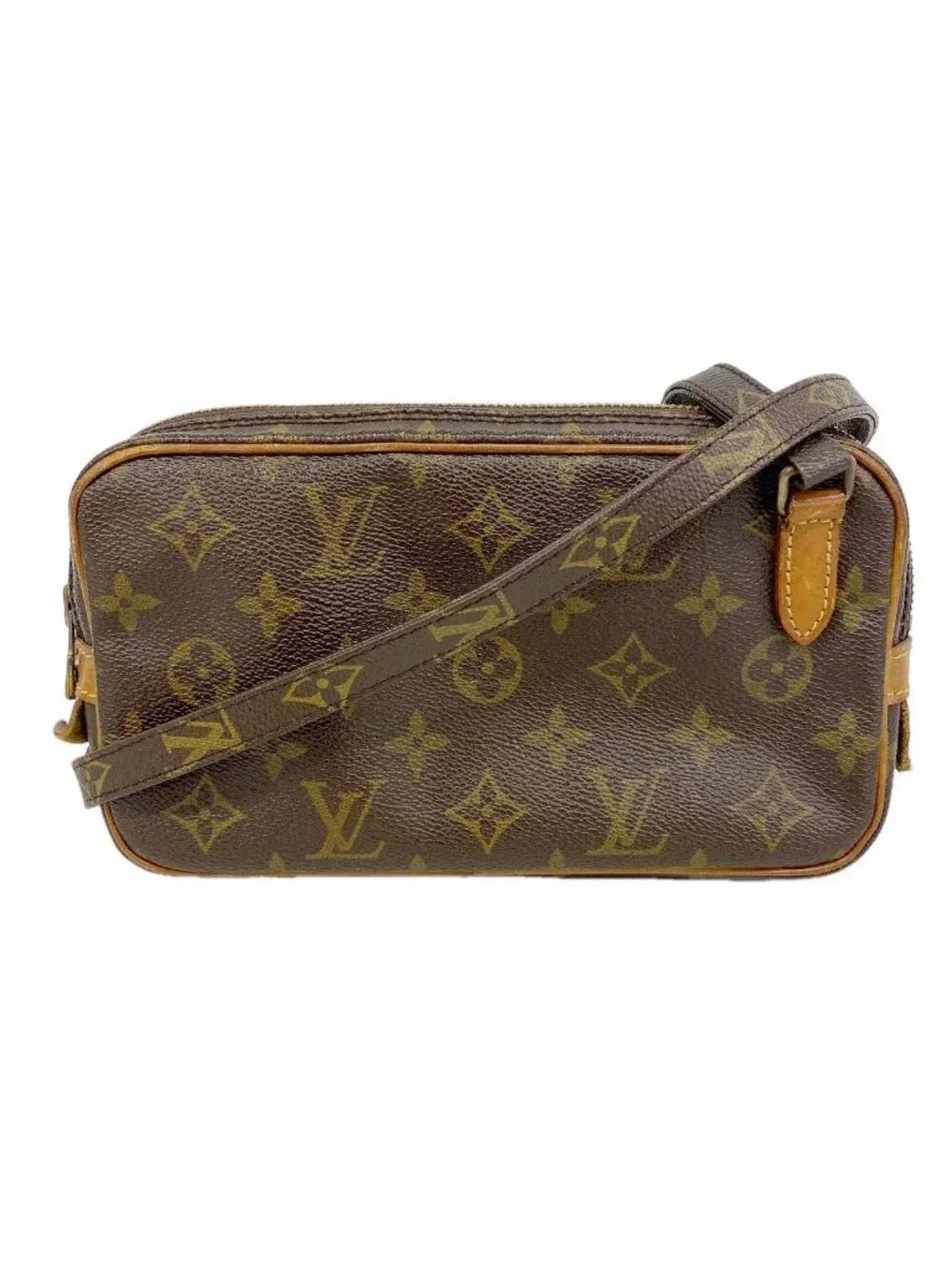 Louis Vuitton Shoulder Bag Monogram Pochette Marly Bandouliere Brown